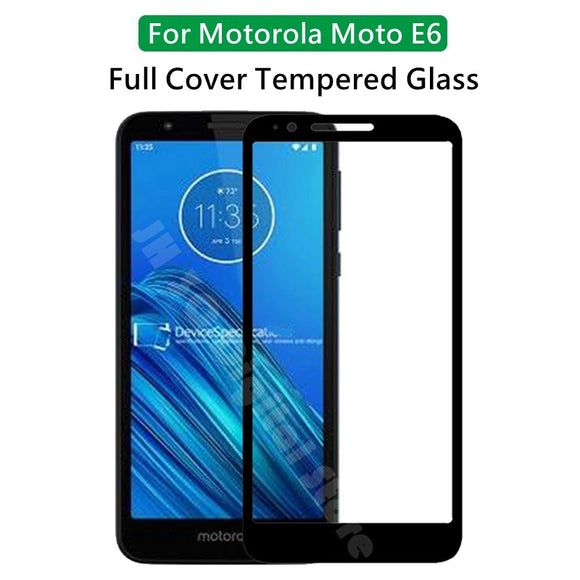 Full cover Screen Protector Tempered Glass for Motorola Moto E6 9H on Phone Explosion-proof Glass for Motorola Moto E6