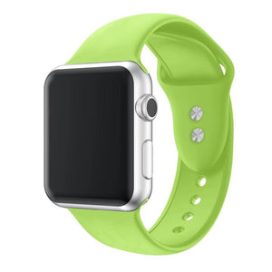Apple Watch Silicone band 38mm 40mm - Lime Green