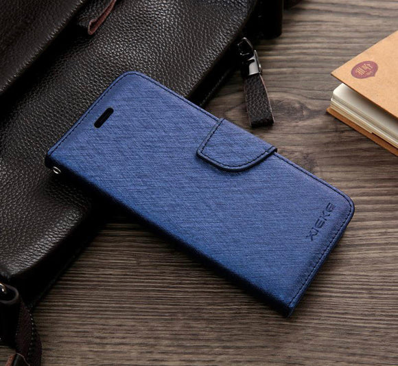 XIEKE Wallet case iPhone 14 Pro Max - Navy Blue