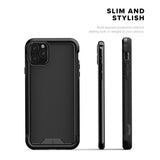 ZIZO ION iPhone 11 Pro (2019) Case - Triple Layered Hybrid Case with Tempered Glass Screen Protector - Black