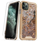 ZIZO ION IPHONE 11 PRO MAX (2019) CASE - TRIPLE LAYERED HYBRID CASE WITH TEMPERED GLASS SCREEN PROTECTOR-Swirl