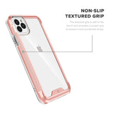 ZIZO ION IPHONE 11 PRO MAX (2019) CASE - TRIPLE LAYERED HYBRID CASE WITH TEMPERED GLASS SCREEN PROTECTOR- ROSE GOLD