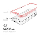 ZIZO ION IPHONE 11 PRO MAX (2019) CASE - TRIPLE LAYERED HYBRID CASE WITH TEMPERED GLASS SCREEN PROTECTOR- ROSE GOLD