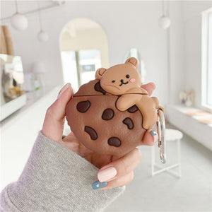 Airpods Pro Bear Cookie case