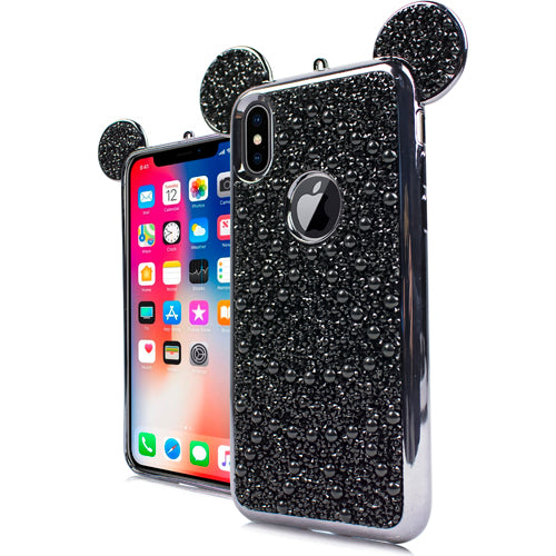 iPhone X /XS 5.8 Teddy Pearl Case Black