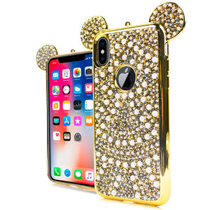 iPhone X /XS 5.8 Teddy Pearl Case Gold