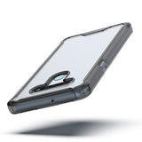 LG K51 High quality TPU Bumper and Clarity PC Case In Black