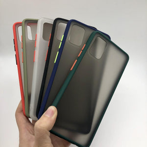 Samsung Galaxy A71 5G Matte Hard TPU-SMOKE GREEN