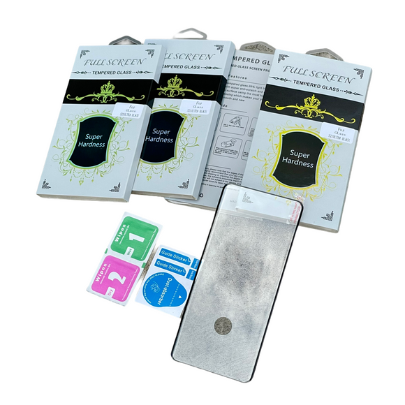 Samsung S21 Fingerprint Compatible Full Glue Curved 3D Tempered Glass Clear