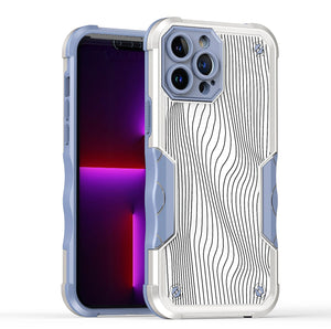 For Apple iPhone 14 PRO MAX 6.7" Attractive Design Shockproof Hybrid Case Cover - A