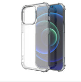 For iPhone 13 Pro Max Shockproof Transparent Thick TPU Case Cover - Clear