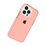 For Apple iPhone 14 6.1" CROSS Design Ultra Thick 3.0mm Transparent ShockProof Hybrid Case Cover - Red