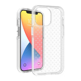 For Apple iPhone 11 (XI6.1) CROSS Design Ultra Thick 3.0mm Transparent ShockProof Hybrid Case Cover - White