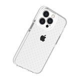 For Apple iPhone 14 6.1" CROSS Design Ultra Thick 3.0mm Transparent ShockProof Hybrid Case Cover - White