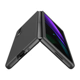 For Samsung Galaxy Z Fold3 5G Flip Snap On Premium Matte Finish Case Cover - Black