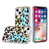 For iPhone 12 Pro Max 6.7 Mix Shockproof IMD Electroplated Design Hybrid Case Cover - Military B