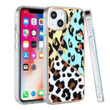 For iPhone 13 Pro Max Mix Shockproof IMD Electroplated Design Hybrid Case Cover - Animal B