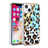 For iPhone 12 Pro Max 6.7 Mix Shockproof IMD Electroplated Design Hybrid Case Cover - Military B