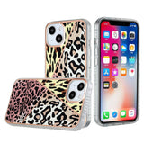 For iPhone 12 Pro Max 6.7 Mix Shockproof IMD Electroplated Design Hybrid Case Cover - Military D