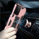 For Samsung s21 Ultra, s30 Ultra Optimum Magnetic RingStand Case Cover - Rose Gold