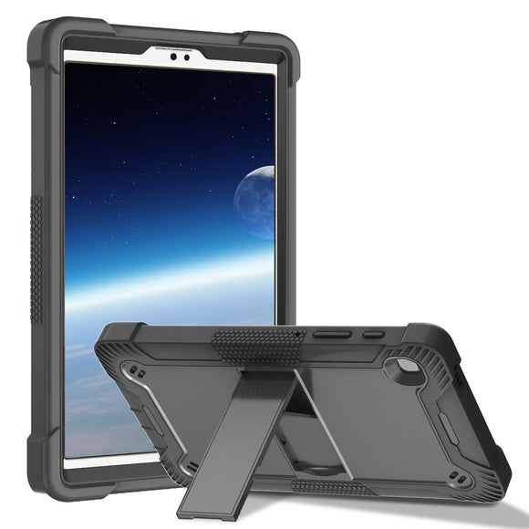 For Samsung Galaxy Tab A7 Lite 8.7 inch Tough Tablet Strong Kickstand Hybrid Case Cover - Black