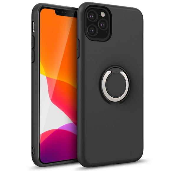 ZIZO REVOLVE SERIES IPHONE 11 PRO MAX (2019) CASE - BUILT IN RING HOLDER KICKSTAND AND MAGNETIC MOUNT-Black