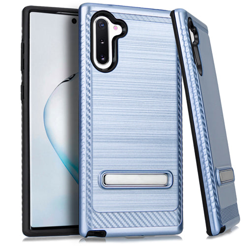 Samsung Note 10 Metal Stand Brushed Case Dr. Blue