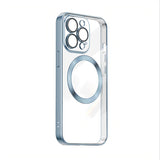 MagSafe Magnetic Clear Electroplating Case For iPhone 13 Pro Max - Blue