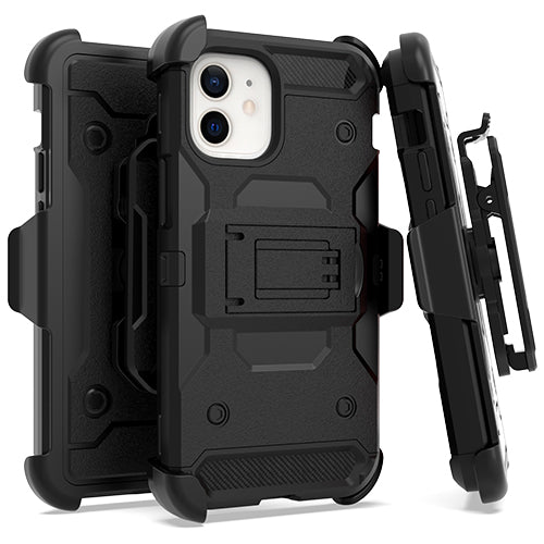 iPhone 12 MINI 5.4 Heavy Duty Tactical Combo Black