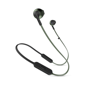 JBL - Tune 205BT Wireless In-Ear Headphones - Green