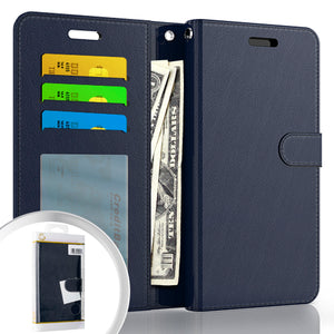 PKG Samsung A02S Wallet Pouch 3 Navy Blue