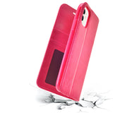 ZIZO WALLET FOLIO SERIES IPHONE 11 (2019) CASE - MAGNETIC FLAP CLOSURE WITH CREDIT CARD AND ID HOLDER--Pink