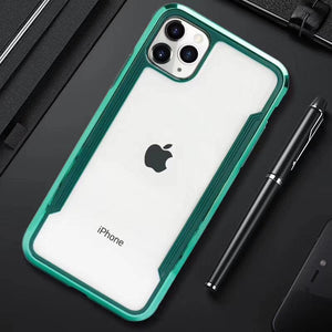 iPhone 11 Pro Max Electroplated Green/Clear case