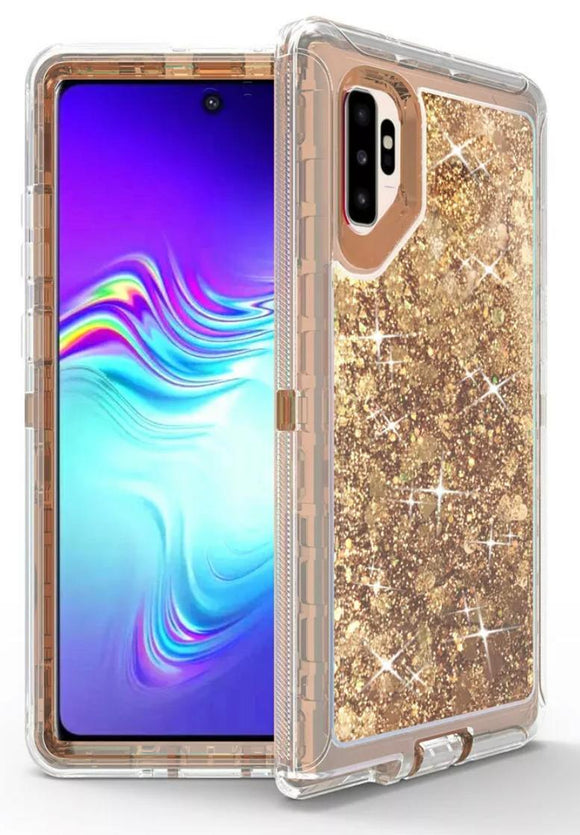 Phone cases for Samsung Note 10 Plus - Glitter Gold