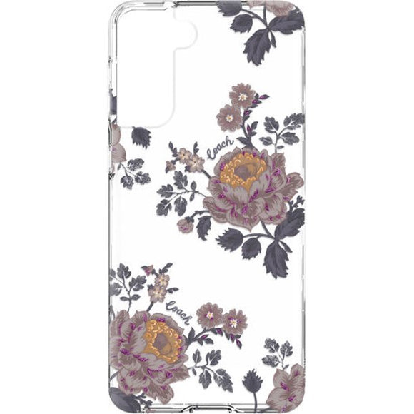 Coach Protective Case for Galaxy S21 5G - Moody Floral Multi/Clear