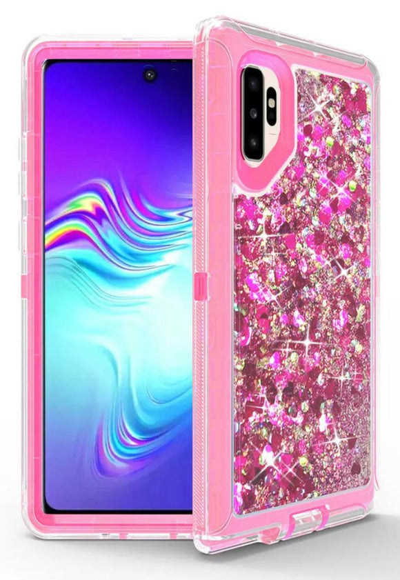 Phone cases for Samsung Note 10 - Glitter Pink