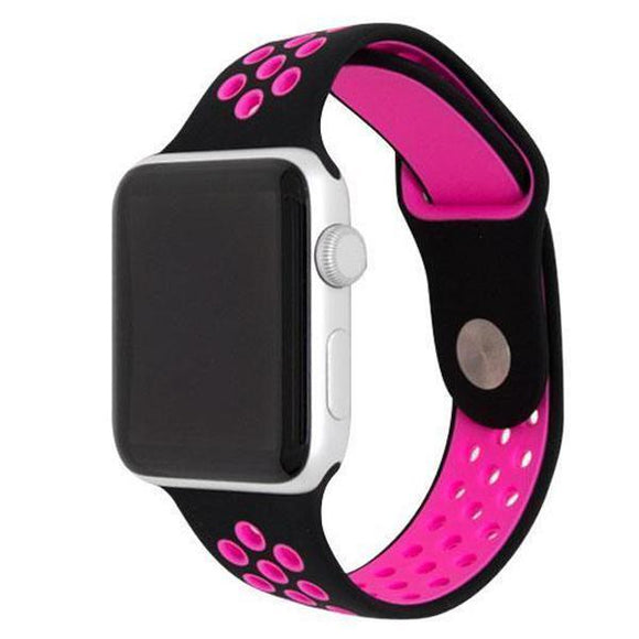 Apple Watch Sport band 42 mm 44 mm - Black and Pink