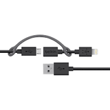 BELKIN MICRO USB CABLE + LIGHTNING ADAPTER