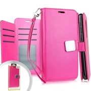 Alcatel 7 FOLIO Deluxe Wallet w/ Blister Hot Pink