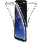 For Samsung Galaxy S8 360° Crystal Clear TPU Cover Full Body Case