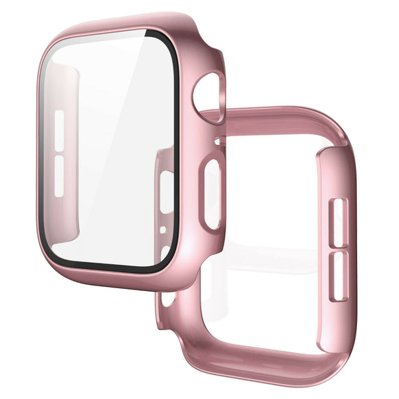 Apple Watch Glass Protector Case Cover Size 40mm Rose gold