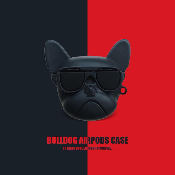 Airpods Case 1/2 (Bulldog Black)