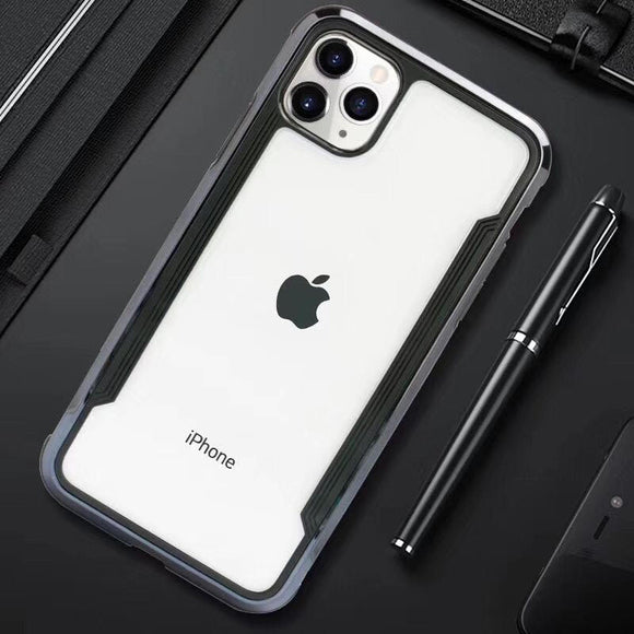 iPhone 11 Pro Max Electroplated Black/Clear case