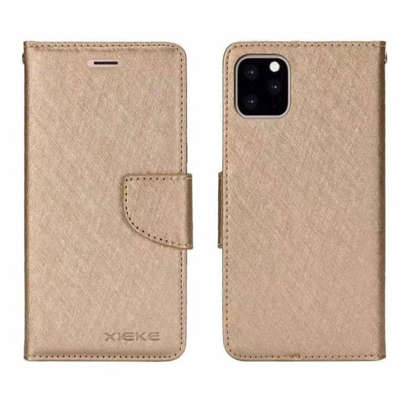 XIEKE Wallet case iPhone 14 Pro Max - Gold