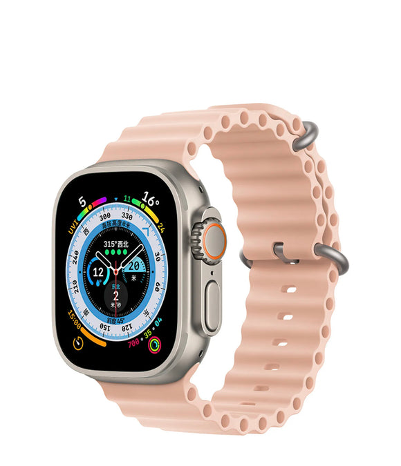 Apple Watch Ocean Loop Band 42/44/45/49mm - Pink Sand