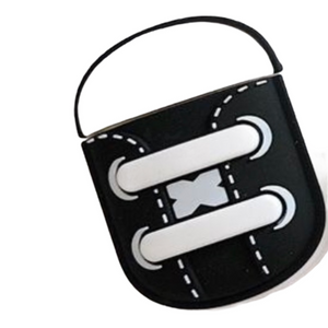Airpods 1/2 Shoe case (Black/White)
