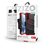 ZIZO BOLT Series Galaxy S21+ 5G Case - Black & Red