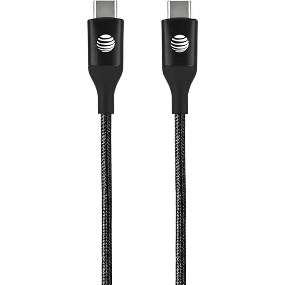 AT&T USB C TO USB C BRAIDED CABLE 4FT