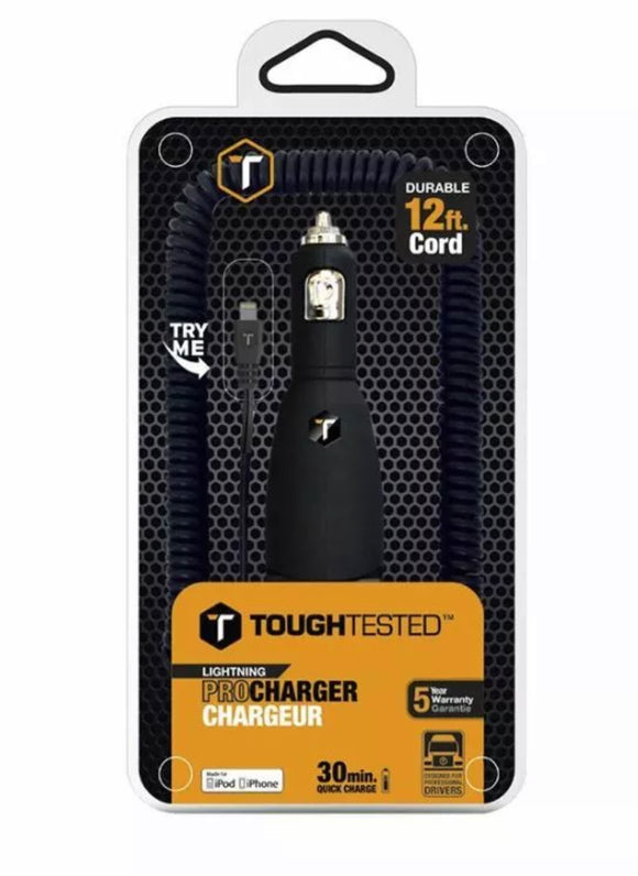 Toughtested Lightning Pro iPhone Charger 12Ft