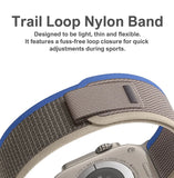 Apple Watch Trail Loop Band 42/44/45/49mm - Blue/Grey
